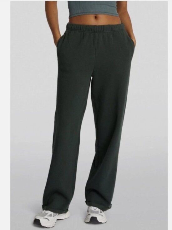 SKIMS Pants - SKIMS Cotton Fleece Classic Straight Leg Pant NWT XS